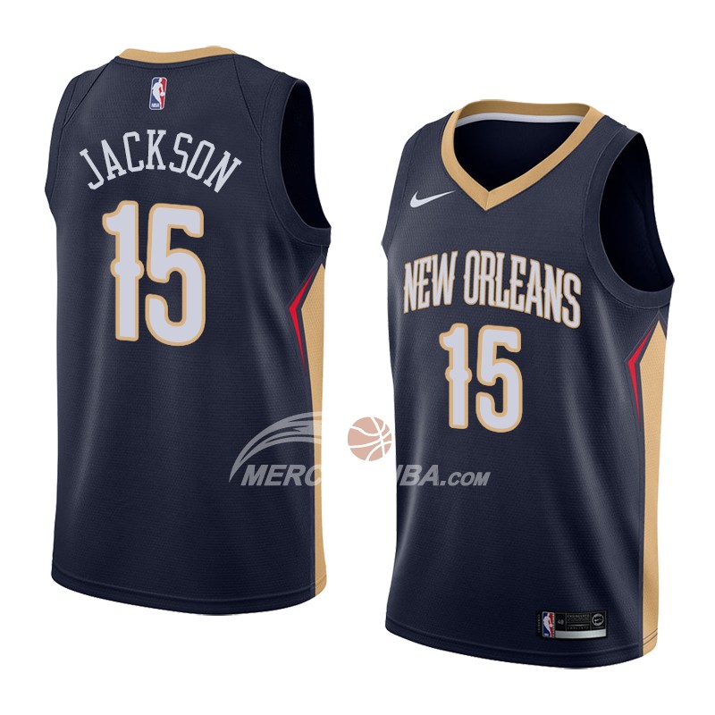 Maglia New Orleans Pelicans Frank Jackson Icon 2018 Blu